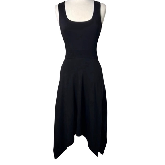 Pact Black Fit & Flare Handkerchief Dress - Picture 2 of 12